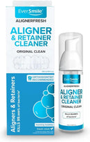 EverSmile AlignerFresh Enamel Guard Fluoride Foam – Aligner & Retainer Cleaner/Whitener with Enamel Protection – Strengthens, Protects & Whitens Teeth, Eliminates Bacteria – Fresh Mint, 1 Pack (50ml) Infinity Warehouse