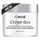 Crepe-less crepey skin firming cream to repair crepey arms, neck & hands. Organic tightening cream to erase crepy skin on arms, neck and body. Best moisturizer to treat saggy, crepe skin. Made in USA Vernal Skincare