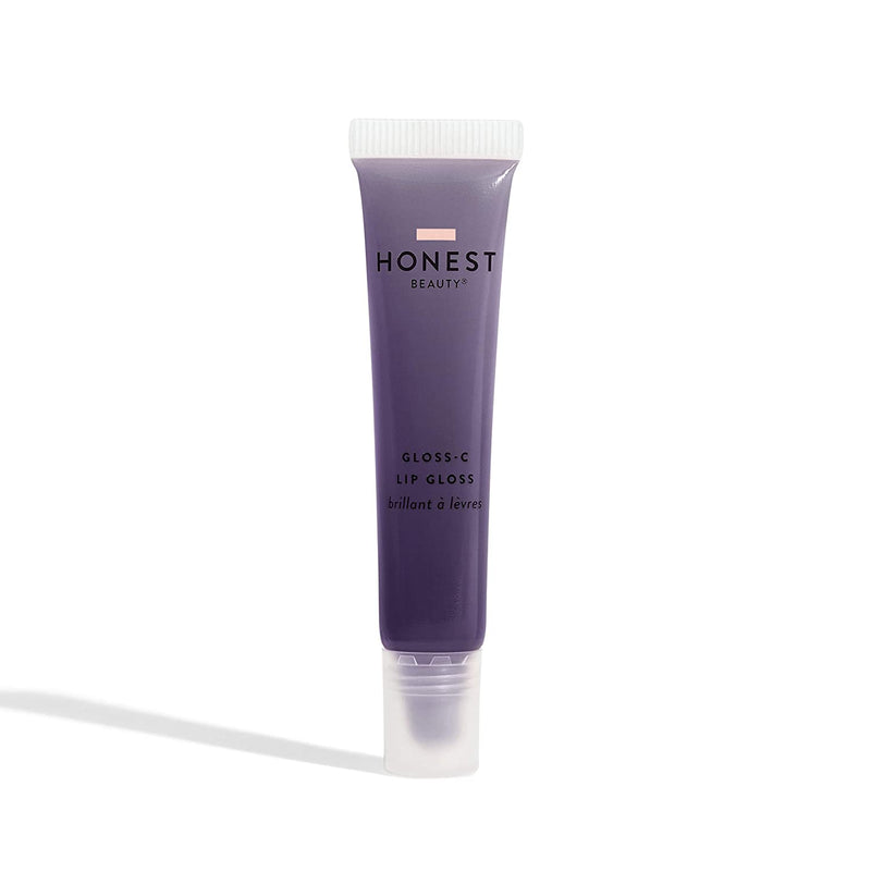 Honest Beauty Gloss-C Lip Gloss, Deep Amethyst | Vegan | Sheer + Buildable with Coconut Oil & Hyaluronic Acid | Silicone Free, Beeswax Free & Cruelty Free | 0.33 fl. oz. Honest Beauty Store