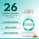 Women's Balance Hair Growth Supplements, Ages 45 and Up, Customer Proven for Visibly Thicker Hair and Scalp Coverage, Soy-Free, Made with 26 Ingredients Including Beta Carotenes - 2 Month Supply Infinity Warehouse