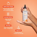 dpHUE Apple Cider Vinegar Hair Rinse, 8.5 oz - Shampoo Alternative, Scalp Cleanser & Post Workout Rinse - Removes Buildup & Sweat - Protects Natural Hair Oils Infinity Warehouse