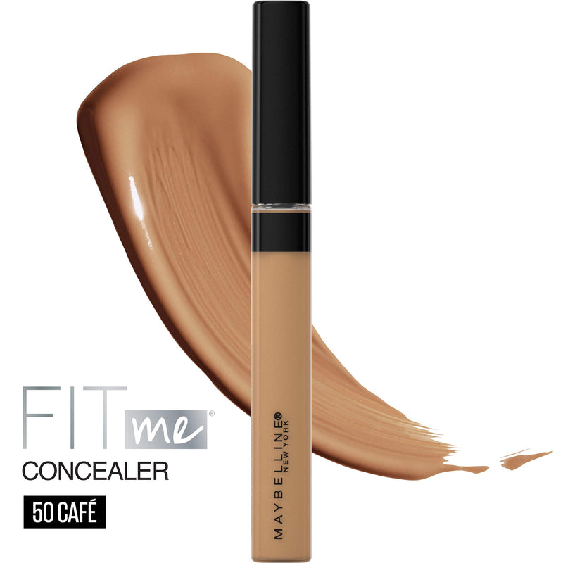 Maybelline Fit Me Liquid Concealer Makeup, Natural Coverage, Oil-Free, Café, 0.23 fl; oz. Maybelline New York