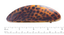 Parcelona French Oval Leopard Tortoise Shell Large 4" Celluloid Automatic Hair Clip Hair Barrette - (Leopard Tortoise Shell) Parcelona