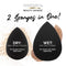 Aesthetica Cosmetics Beauty Sponge Blender - Latex Free and Vegan Makeup Sponge Blender - For Powder, Cream or Liquid Application - One Piece Make Up Sponge Aesthetica Store
