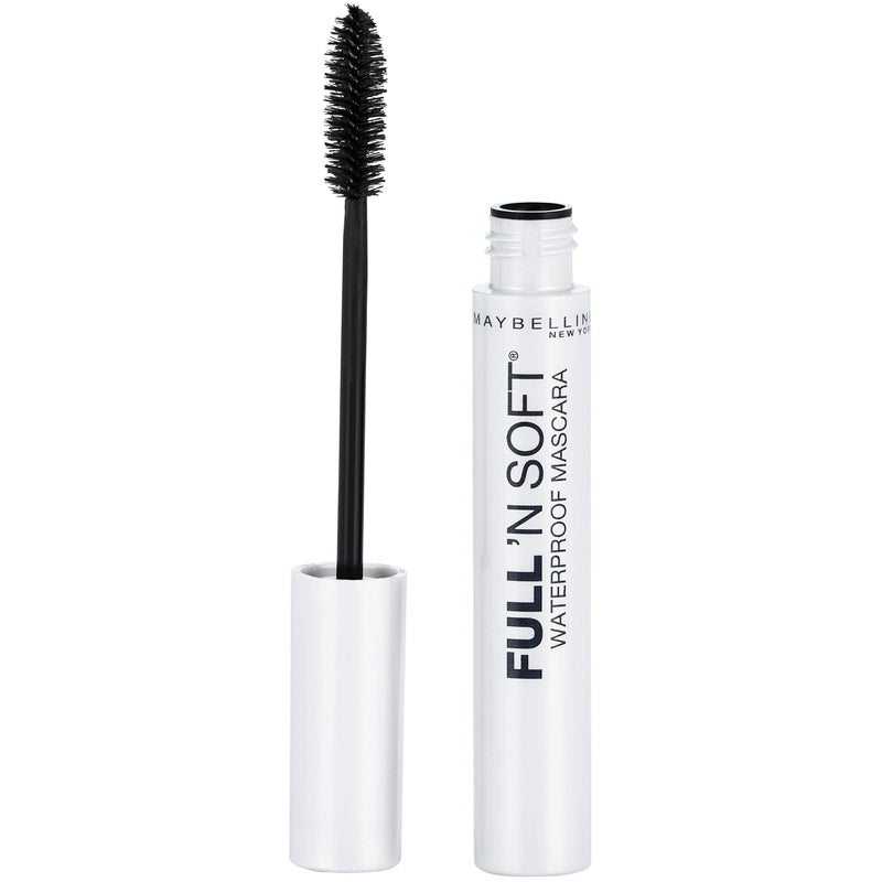 Maybelline Full 'N Soft Waterproof Mascara, Very Black, 1 Tube Maybelline New York