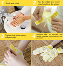 KOCOSTAR Hand Mask for Dry Hands - 4 Pairs of Dry Hand Rescue Gloves Kocostar