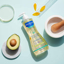 Mustela Stelatopia Cleansing Oil - Baby Body Wash for Eczema-Prone Skin - with Natural Avocado & Sunflower Oil - Fragrance-Free & Tear Free - 16.9 fl. Oz Mustela