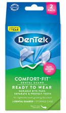 Fresh Guard Soak Specially Formulated CLEANER for Retainers Mouthguards& Removable Braces-24 Count & DenTek Comfort Fit Dental Guard Kit DenTek