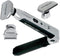 Platinum Pro by MANGROOMER New Back Shaver with 3 Shock Absorber Flex Heads, Power Hinge, Extreme Reach Handle & Bonus Case! (Generation 8.0), 4 Piece Set Platinum Pro