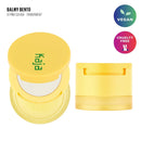 Kaja Lip Balm & Scrub - Balmy Bento | Clear Finish, Moisturize, Exfoliate, Smoothes Lips, Compact Travel Size, Piña Colada, 0.4 Oz Kaja