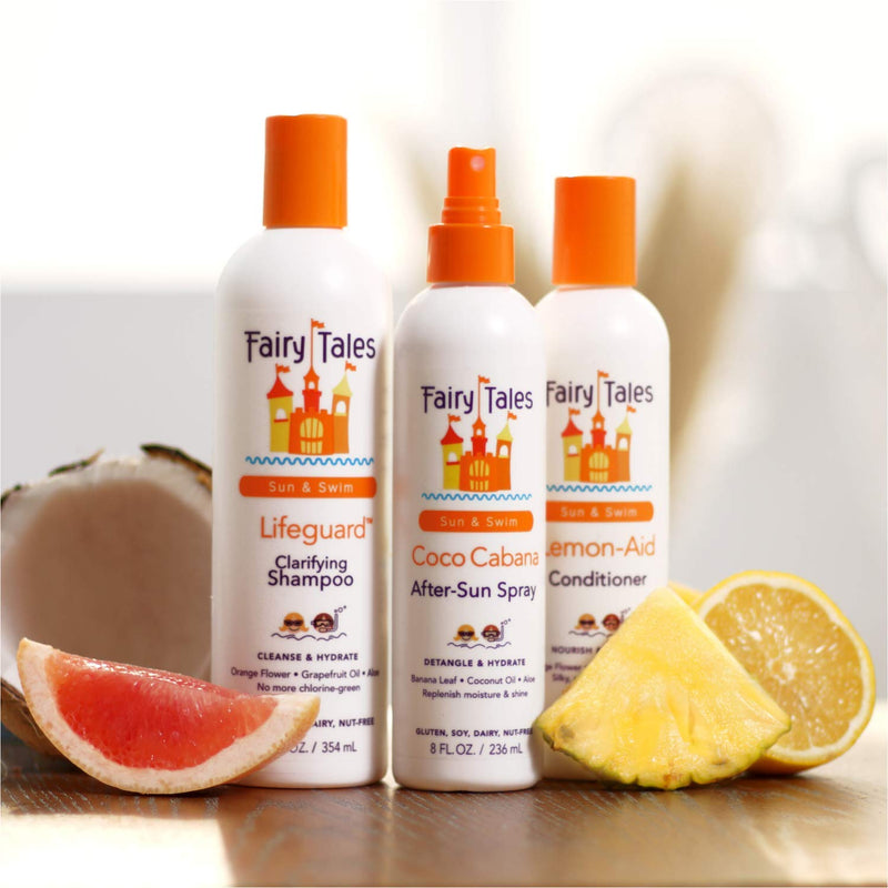 Fairy Tales Swimmer Conditioner for Kids - 8 oz | Made with Natural Ingredients in the USA | Replenish and Restore from Chlorine and Salt Damage | No Parabens, Sulfates, or Synthetic dyes Fairy Tales