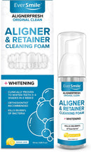 EverSmile AlignerFresh Extra Whitening Foam – Cleaner Compatible w/Invisalign and All Clear Aligners and Retainers – Eliminates Bacteria, Whitens Teeth, Fights Bad Breath – 50ml (1 Pack) Infinity Warehouse