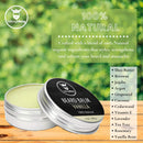 Vanilla Beard Balm - Styles, Strengthens & Softens Beards and Mustaches - 100% Natural Beard Conditioner with Organic Shea Butter, Tea Tree, Argan & Jojoba Oils with Vanilla Scent by Striking Viking Striking Viking Store