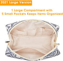 Large Makeup Bag Zipper Pouch Travel Cosmetic Organizer for Women and Girls (Large, Elephant) Narwey Store