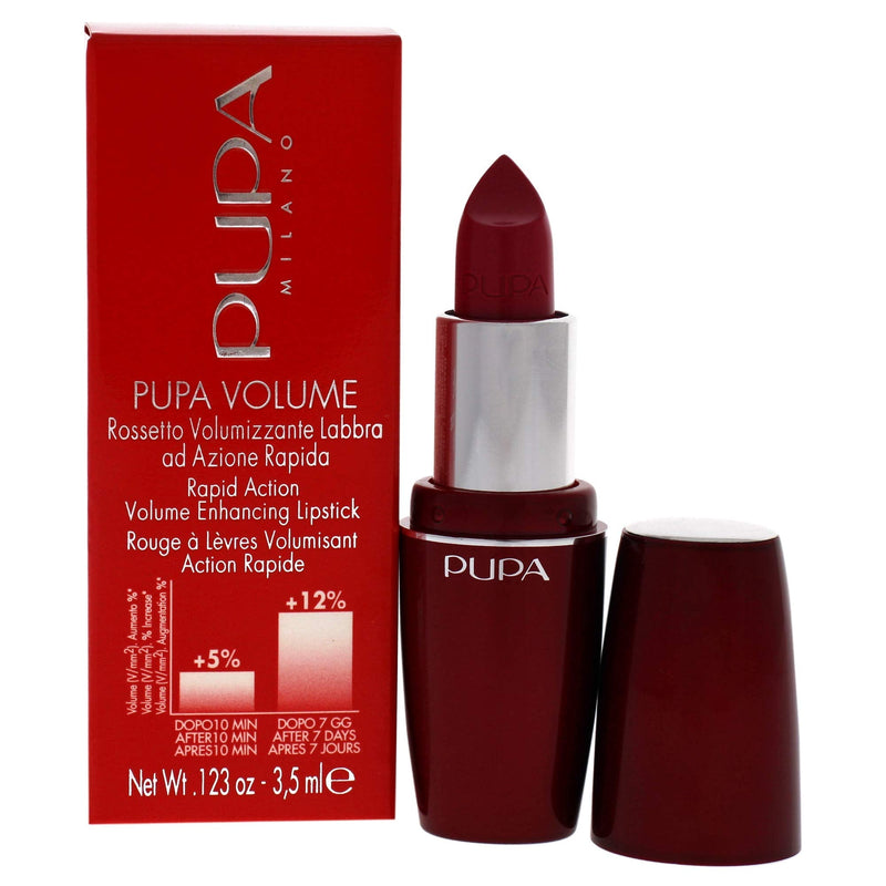 Pupa Milano Volume Enhancing Lipstick - Bright And Defined Lips - Smooth, Super Creamy And Comfortable Texture - Combats Flaking And Discomfort - Rapid Action - 305 Pop Fuchsia - 0.123 Oz PUPA Milano
