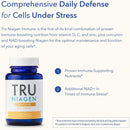 TRU NIAGEN Immune Support Supplement - Daily Defense - Vitamin C from Fermentation, Vegan Vitamin D3 2000 IU, Zinc, Plus Theracurmin (Curcumin) + Multi Award-Winning NAD Boosting Niagen 150mg 30ct Infinity Warehouse