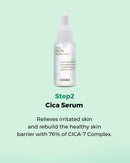 COSRX CICA-7 Relief Kit | TSA Approved Travel Size, Gift Set | Pure Fit CICA Trial | Toner, Serum, Cream | Centella Asiatica, Sensitive Skin, Soothing, Moisturizing COSRX