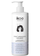 ikoo Don't Apologize Volumizing Conditioner for Fine, Thin or Flat Hair, Effectively Adds Volume, Body & Thickens, Cruelty Free, Vegan, Paraben Free, Silicone Free - 33.8 Fl Oz ikoo