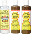 Maui Babe Tanning Pack (2 Browning Lotions 8 oz, 1 After Browning Lotion 8 oz) Maui Babe