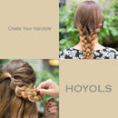 1 1/2” Inches Large Elastics Rubber Bands for Black Hair Ties Braiding Ponytail Holders Plastic Rubberbands for Women Girls Black Hair Crafts Office Supplier Money No Damage for 400pcs (L) by HOYOLS HOYOLS Store
