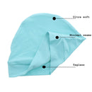 Landana Headscarves Womens Soft Sleep Cap Comfy Cancer Wig Liner & Hair Loss Cap (Aqua) Landana Headscarves