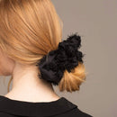 Kitsch Brunch Scrunchie - Frayed Black Kitsch