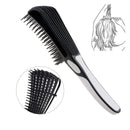 Detangling Brush for Curly Hair, Black Hair Detangler, Afro Textured 3a to 4c Kinky Wavy, for Wet/Dry/Long Thick Curly Hair, Exfoliating Your Scalp for Beautiful and Shiny Curls-Black COLORCASA Store