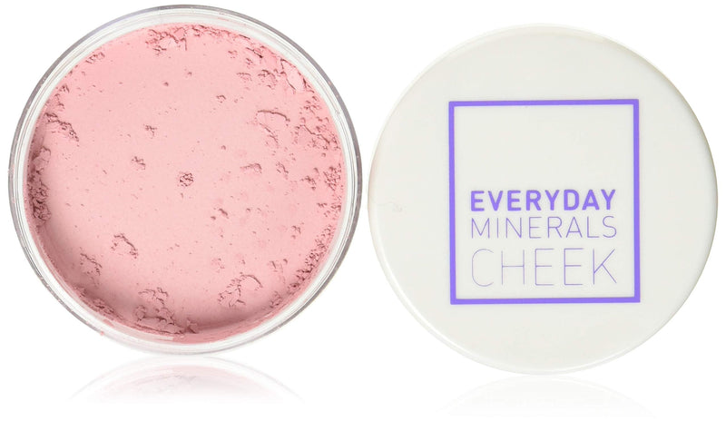 Everyday Minerals | Tea Rose Mineral Blush Powder | Vegan | Cruelty Free |Natural Mineral Makeup | Warm Baby Pink Blush| Everyday Minerals