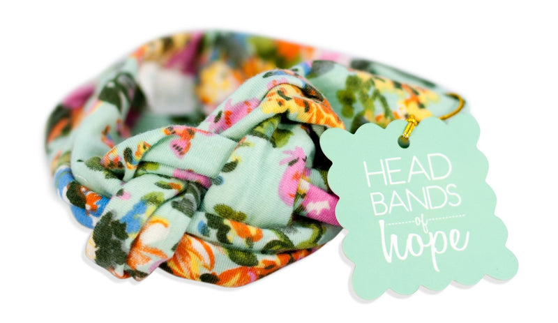 Headbands of Hope Infinity Head Turban For Women - Fashionable Hair Accessories Great for Yoga and Casual Wear - Adjustable Elastic Knot to Fit Girls and Babies (Mint) Headbands of Hope