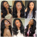 Human Hair 3 Bundles Brazilian Body Wave Human Hair Bundles 100% Virgin Remy Human Hair Body Wave Human Hair Weave 3 Bundles Natural Black Color Double Weft Brazilian Body Wave Human Hair Extensions Ayisha