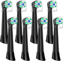 Replacement Heads Compatible with Oral B iO, Brush Heads for iO 2 3 4 5 6 7 8 9 10 Series, 8 Count Toothbrush Heads for Gentle Care Teeth, Black/White - Infinity Warehouse