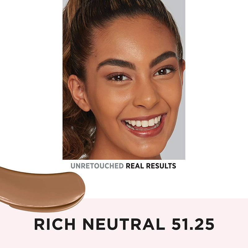 IT Cosmetics Your Skin But Better Foundation + Skincare, Rich Neutral 51.25 - Hydrating Coverage - Minimizes Pores & Imperfections, Natural Radiant Finish - With Hyaluronic Acid - 1.0 fl oz It Cosmetics Store