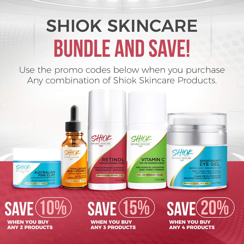 Shiok 10X Growth Eyelash Serum- Clinically Proven Eyelash Growth Enhancer and Brow Serum to Dramatically Boost Lashes and Eyebrows. Guaranteed Results within Four Weeks for Long Lavish Lashes. SHIOK SKINCARE