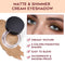 LUXAZA 6 PCS Neutral Brown Cream Eyeshadow Set, Shimmer and Matte Cream Eye Shadows,High Pigmented Metallic Creamy Smoky Eyeshadow Longwear Waterproof Eye Makeup LUXAZA