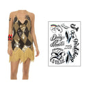 Cosplay Tats Professional HQ Full Body Temporary Tattoos - 3 Sheets w/ 24 Tats - Halloween Costume / Cosplay PopStarTats