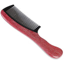 Onedor Handmade 100% Natural Red Sandalwood With Buffalo Horn Fine Tooth Hair Combs - Anti-Static Sandalwood Scent Natural Hair Detangler Wooden (Red Buffalo Horn Fine Tooth) Onedor