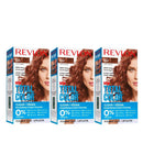 REVLON Total Color Permanent Hair Color, Clean and Vegan, 100% Gray Coverage Hair Dye, 6R Auburn, 10.2 oz (Pack of 3) REVLON