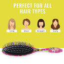 Wet Brush Original Detangler Brush - Radio, Happy Hair - All Hair Types - Ultra-Soft Bristles Glide Through Tangles with Ease - Pain-Free Comb for Men, Women, Boys & Girls Wet Brush
