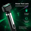FOKE Back Shaver for Men, Ultra-Wide 1.8" T-Shaped Head, Includes Travel Case, Mens Back Shaver Rechargeable with Long Handle, Safety Lock, Waterproof IPX7, Multi-Functional Body Hair Trimmer,(Black) Infinity Warehouse