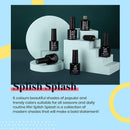 Beetles Gel Nail Polish Set- Summer Splish Splash Collection 6 Colors Bule Nail Gel Polish Kit Soak Off UV LED Lamp Gel Nail Kit Nail Art Manicure Salon DIY at Home beetles Gel Polish