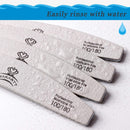 Makartt Nail File 100 180 Grit Zebra Nail Files for Acrylic Nails Poly Nail Gel Emery Boards Quality Nail Files 10 Best Pro Nail Filers Doubled Sides Washable Nail Art Manicure Pedicure Tools Makartt