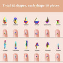 Beetles Gel Polish Nail Art Rhinestones,Crystal Glass AB Rhinestone Gems (120 + 3456 Pcs）for Gel Nail Polish/Nail Dipping Powder/Nail Acrylic Powder Decoration with Nail Rhinestone Glue and Nail Brush beetles Gel Polish Store