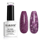 Glitter Gel Nail Polish, Gold Diamond Gelpolish Spark Shiny Nail Art Soak Off U V L E D Lacquer Gel Nail Starter Manicure Salon DIY at Home RAR82 Infinity Warehouse