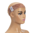GEX Wig Grip Band Adjustable Wig Comfort Band with Adjustable Hook and Loop Fastener Non Slip Breathable Thin Head Hair Band to Keep Wig Secured and Prevent Headaches (Tan) gexworldwide