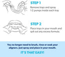 EverSmile AlignerFresh Cleaning Spray for Invisalign and All Clear Aligners and Retainers – On-the-Go Cleaning & Teeth Whitening, Kills Bacteria, Fights Bad Breath – Mint Flavor, 10ml (2 Pack) Infinity Warehouse