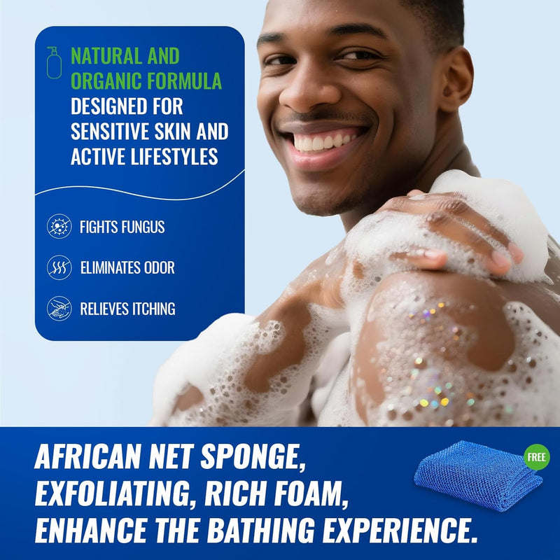 Natural Antifungal Body Wash: Tea Tree Fights Fungus Eliminates Odor Relieves Itching Formula for Sensitive Skin and Active Lifestyles 16.3 FL OZ Infinity Warehouse