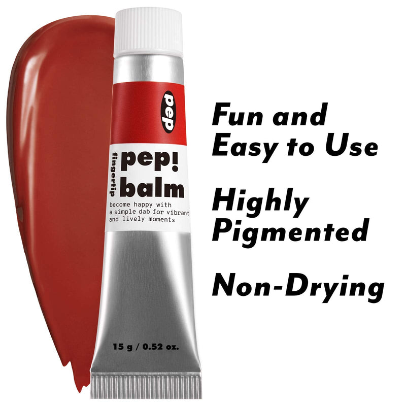 I’M MEME Pep! Balm | Multi-use Lip and Cheek Tint with Shea Butter | Liquid Blush and Lip Stain Balm in One | 002 Oh-oh | K-Beauty I'M MEME