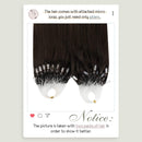 Microlink Hair Extensions Human Hair,Ugeat 24 Inch Micro Loop Hair Extensions