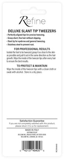 Refine Deluxe Slant Tip Tweezers Refine
