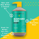 Alaffia Everyday Shea Body Wash - Naturally Helps Moisturize and Cleanse Without Stripping Natural Oils with Shea Butter, Neem, and Coconut Oil, Fair Trade, Vanilla Mint, 16 Fl Oz Alaffia